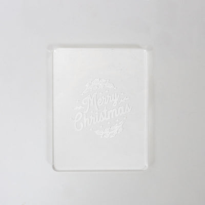COO KIE Embosser Stamp Merry Christmas 2