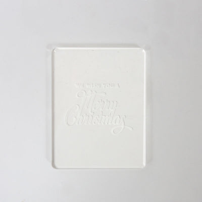 COO KIE Embosser Stamp We wish you a Merry Christmas