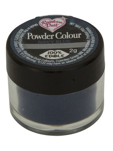 Blue Navy Powder colour dusting powder