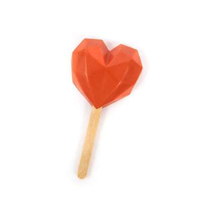Geo Heart popsicle mould