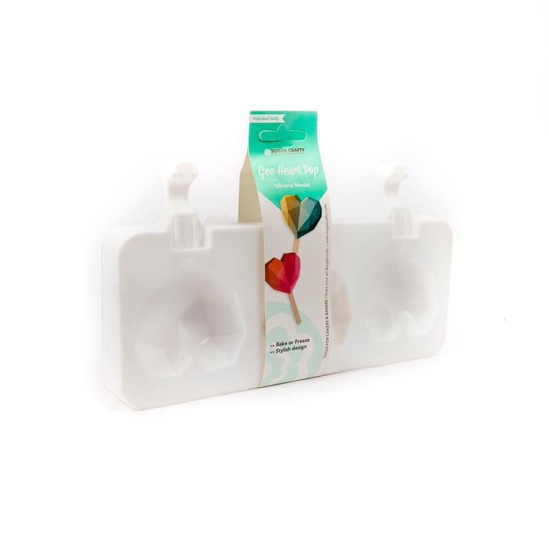 Geo Heart popsicle mould