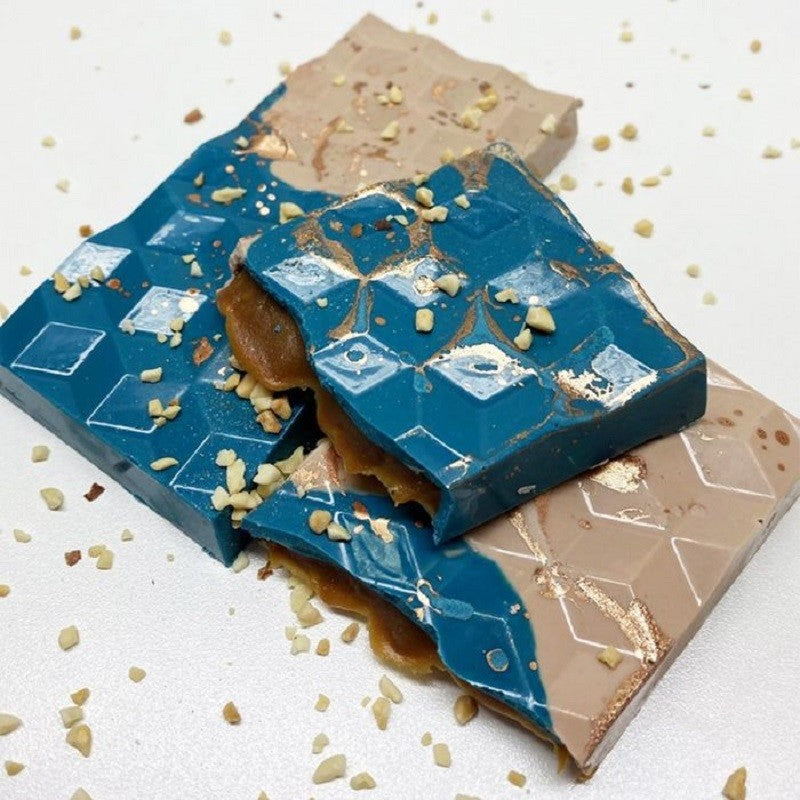 Geometric texture chocolate bar large chocolate mould