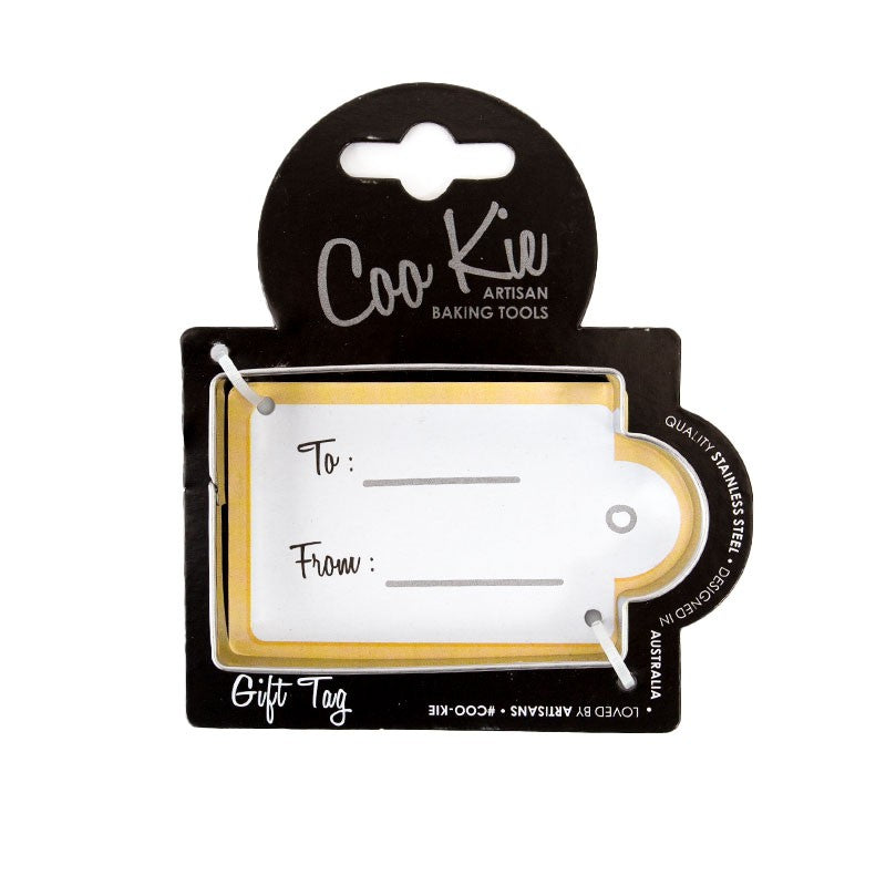 Coo Kie Gift Tag Cookie Cutter
