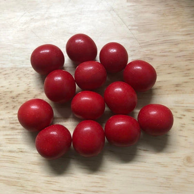 18mm Red chocolate balls or pearls hard shell candy
