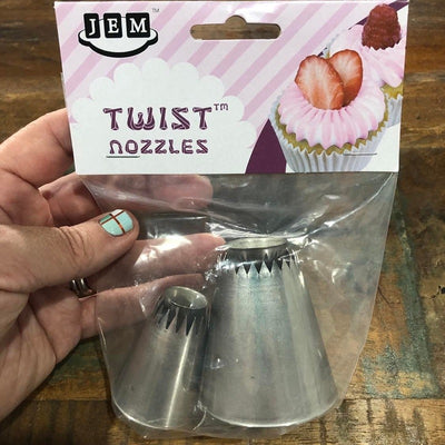 Sultane pack of 2 piping nozzles by Jem
