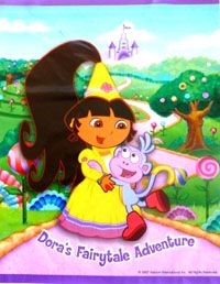 Dora the explorer party loot bags (8)