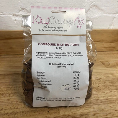Moilk mleting compound chocolate in packaging 500g