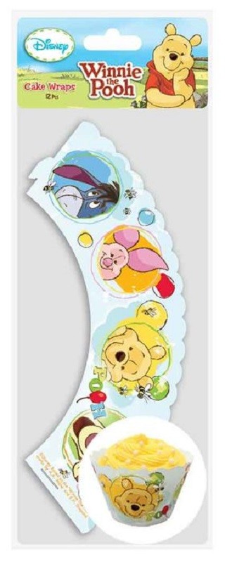 Cupcake wrappers Winnie the Pooh and friends (12)