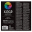 Vivid 36 pack gel paste food colouring 21g bottles Information label