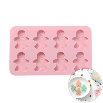 GINGERBREAD MAN MEN SILICONE MOULD