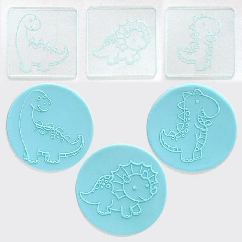 Debosser Dinosaur Embosser set of 3