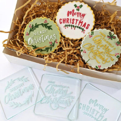 Debosser Christmas wreath DEBOSSER embosser