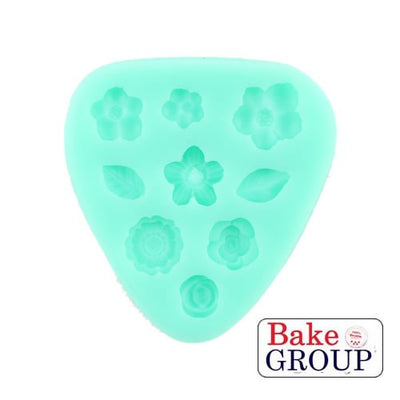 Mixed flowers or blossoms silicone mould