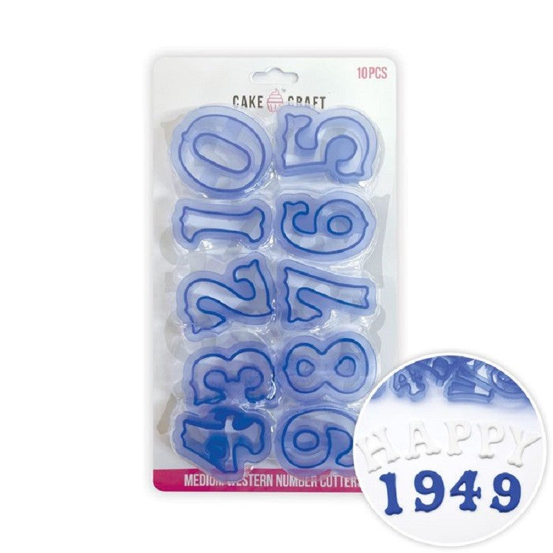 Number CUTTERS WESTERN FONT Medium