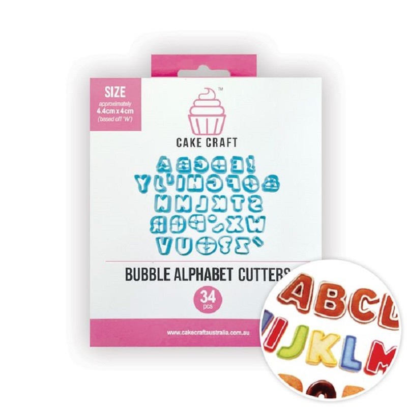 ALPHABET CUTTERS BUBBLE FONT