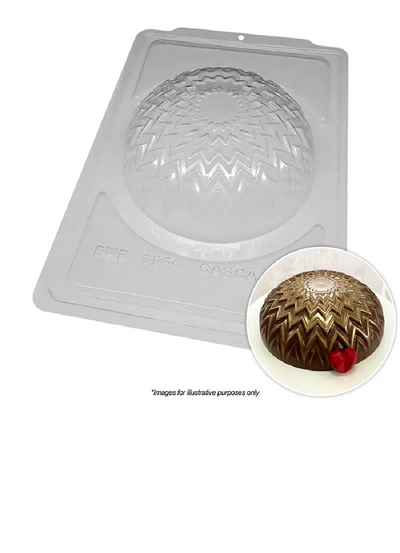 Pinata cake dome chocolate mould Chevron