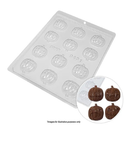 Jack o lantern small pumpkins chocolate mould