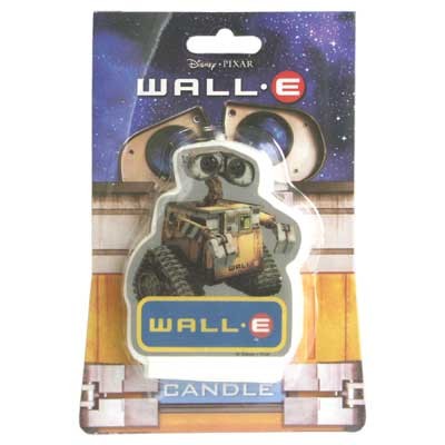 Wall E candle