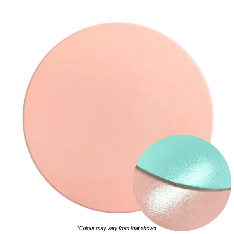Blush Peach Pink masonite cake board 12 inch round