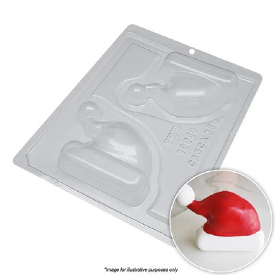 3d Santa hat chocolate mould