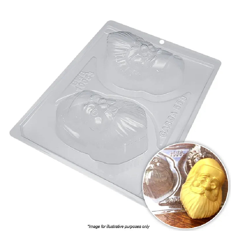 3d Santa face chocolate mould