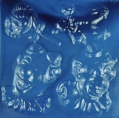 Clowns large chocolate mould