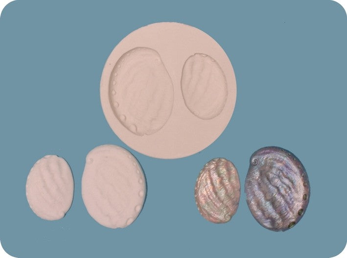 Paua Shell silicone mould (2 sizes)