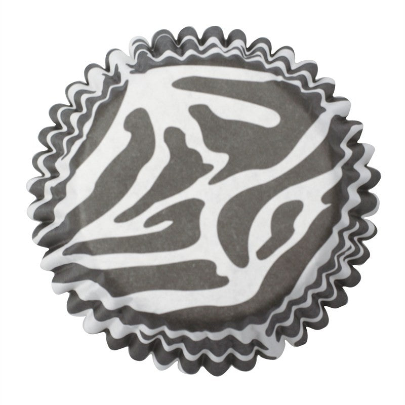 Zebra stripe (Black and white) baking cups cupcake papers