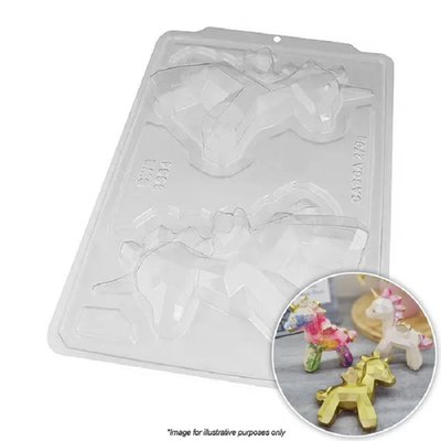 3d Unicorn geode chocolate mould