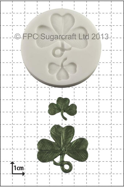 Shamrock silicone mould (2 sizes)