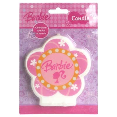 Barbie silhouette candle