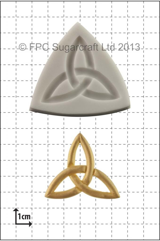 Celtic Trefoil silicone mould