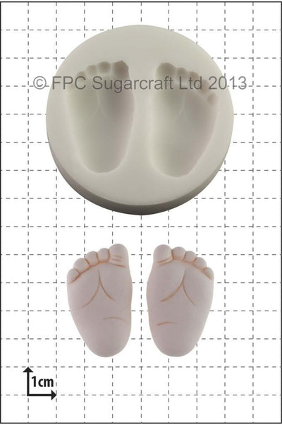 Baby feet silicone mould