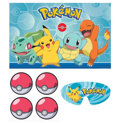 Pokemon party game (pin the poke ball on the poster)