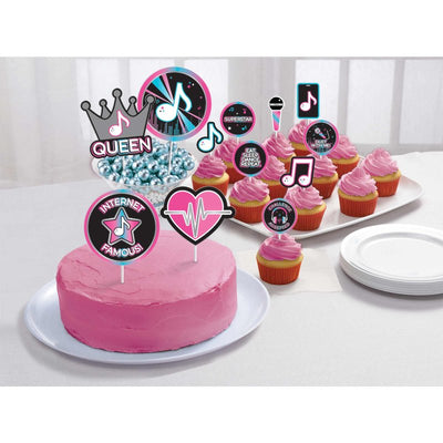 Internet famous cake topper decorating kit 12 pieces