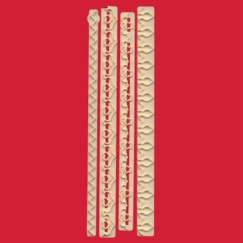 FMM Straight frill cutter set 2 (5 to 8)