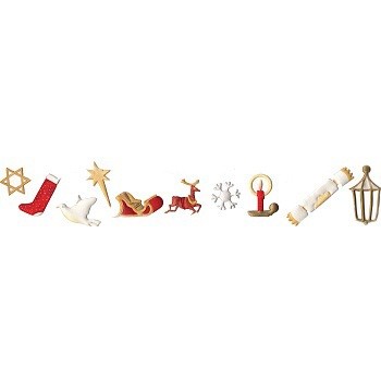 FMM Tappit Christmas fondant and gumpaste cutter