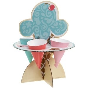 Ice cream sundae toppings stand kit