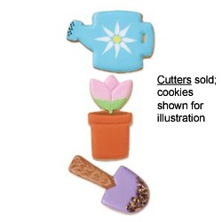 Garden 3 piece cookie cutters
