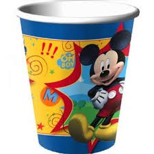 Mickey Mouse party cups (8) No 2