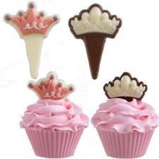 Princess chocolate cupcake pick mould