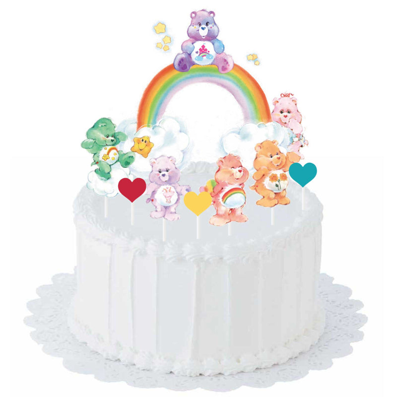 Care Bears cake topper set