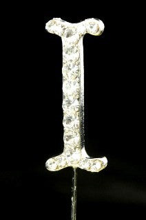 Diamante letter pick I