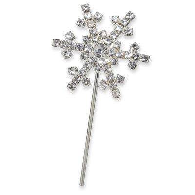 Diamante Snowflake cake topper pick