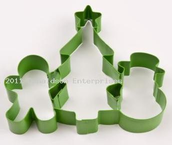 Christmas Trio cookie cutter Snowman tree and Gingerbread man