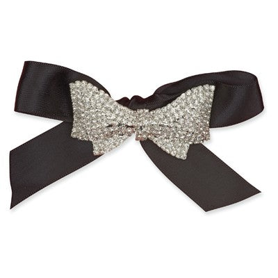 Cake jewellery Diamante BOW brooch