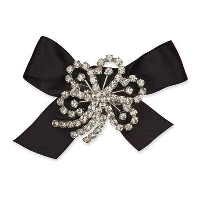 Cake jewellery Diamante Flower brooch