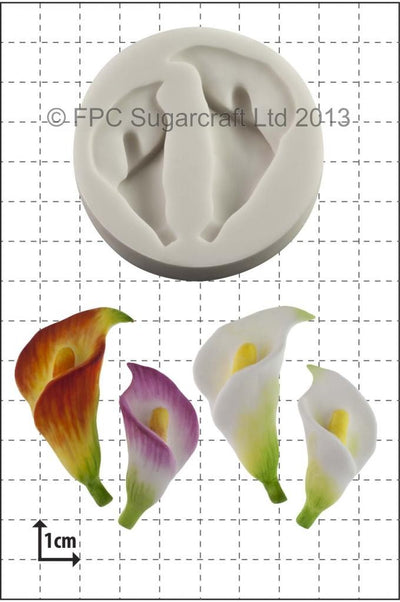 Calla Lily Lillies silicone mould (2 sizes)