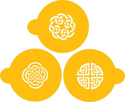 Celtic knot cake and cookie stencils