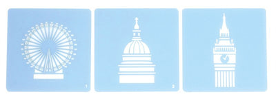 London set 3 stencils